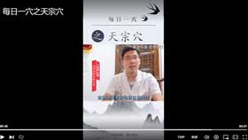 每日一穴之天宗穴