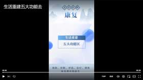生活重建五大功能区