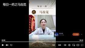 每日一药之马齿苋