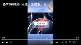 膝关节积液是什么原因造成的？